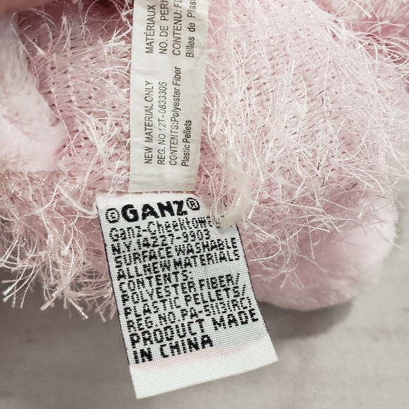 Ganz Webkinz Pink Pig Plush Stuffed Animal No Code Fuzzy 8 Inch HM002 - Picture 8 of 10